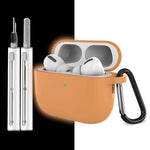 For AirPods Pro 3 Silicone Case Earphone Cover with Carabiner / Cleaning Pen
