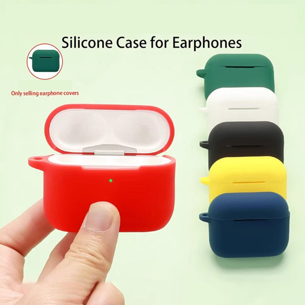 For AirPods Pro 3 Wireless Earbuds Silicone Protective Case with Keychain Shockproof & Anti-Scratch Cover