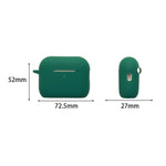 For AirPods Pro 3 Wireless Earbuds Silicone Protective Case with Keychain Shockproof & Anti-Scratch Cover