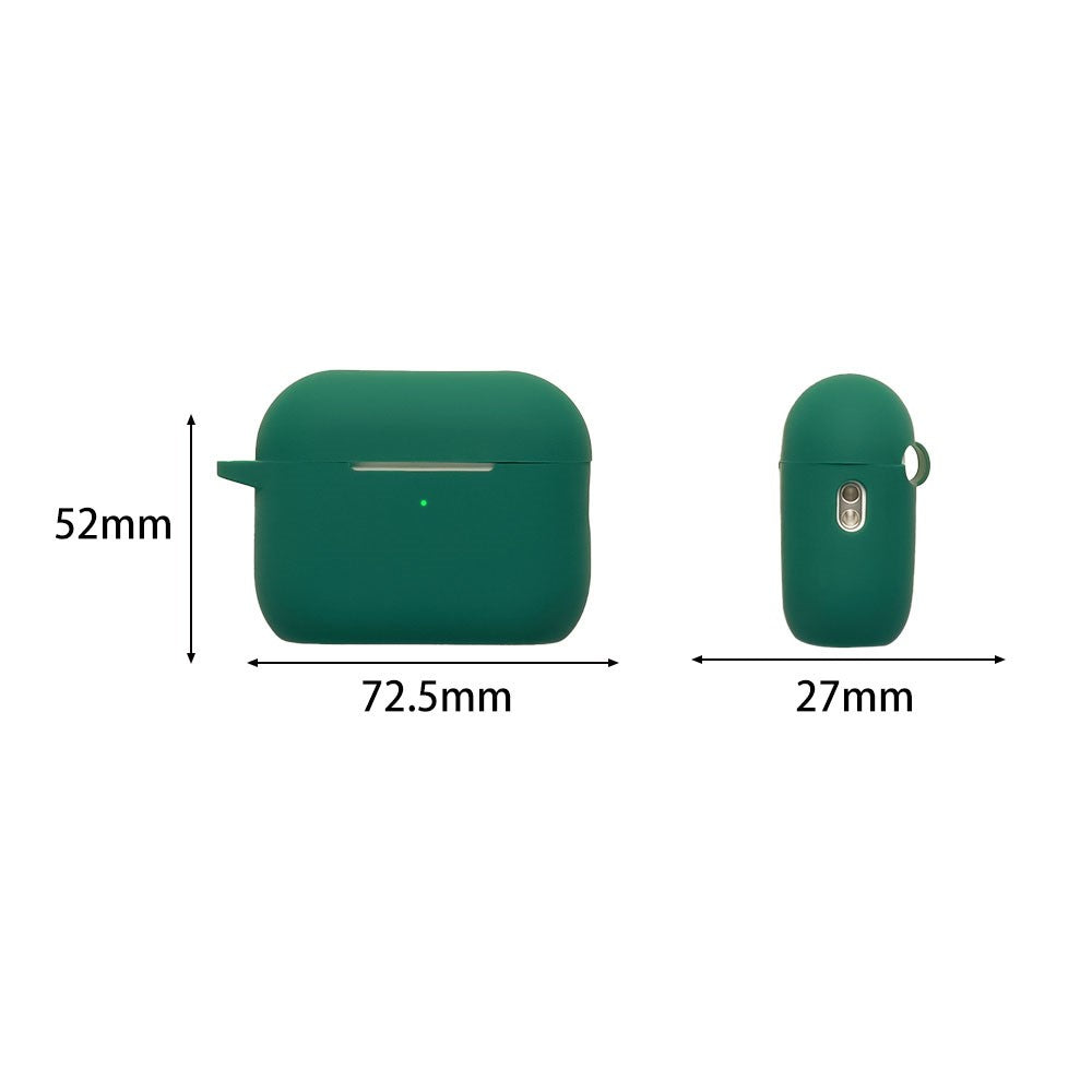 For AirPods Pro 3 Wireless Earbuds Silicone Protective Case with Keychain Shockproof & Anti-Scratch Cover