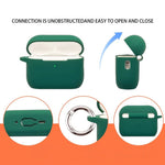For AirPods Pro 3 Wireless Earbuds Silicone Protective Case with Keychain Shockproof & Anti-Scratch Cover
