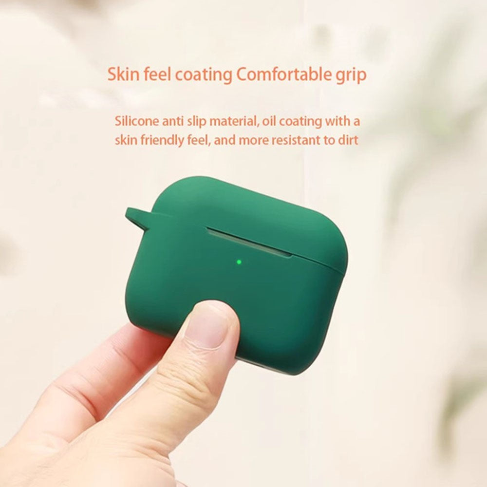 For AirPods Pro 3 Wireless Earbuds Silicone Protective Case with Keychain Shockproof & Anti-Scratch Cover