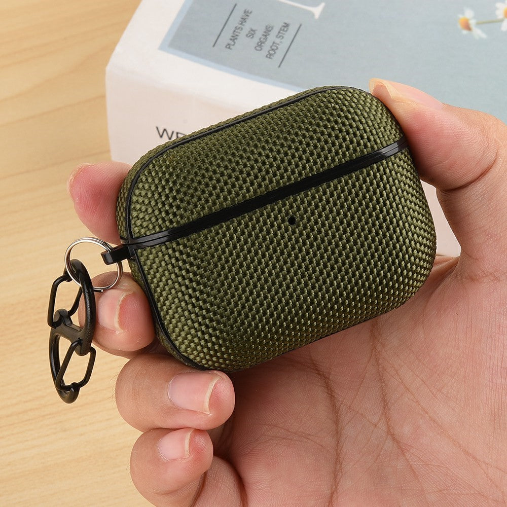 Til AirPods Pro 3 beskyttelsesetui Nylon vandtæt øretelefoncover med hængespænde