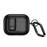 DUX DUCIS Til AirPods Pro 3 Høretelefoncover PECQ Serie Multi-vinkel Stander PC+TPU Cover med Krog