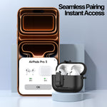 DUX DUCIS Til AirPods Pro 3 Høretelefoncover PECQ Serie Multi-vinkel Stander PC+TPU Cover med Krog