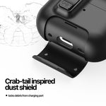 DUX DUCIS Til AirPods Pro 3 Høretelefoncover PECQ Serie Multi-vinkel Stander PC+TPU Cover med Krog