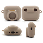 2 in 1 Silicone Cover for AirPods Pro 3 / AirTag Protective Case with Front / Back Screen Protector