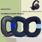 1 par erstatnings-ørekopper til Turtle Beach Stealth 700 Gen 3 gel + memory foam headset ørepuder