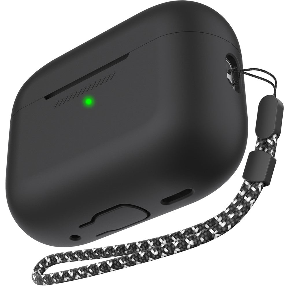 AHASTYLE PT197 til AirPods Pro 3 Cover Silikone Høretelefon Beskyttende Etui med Halsrem