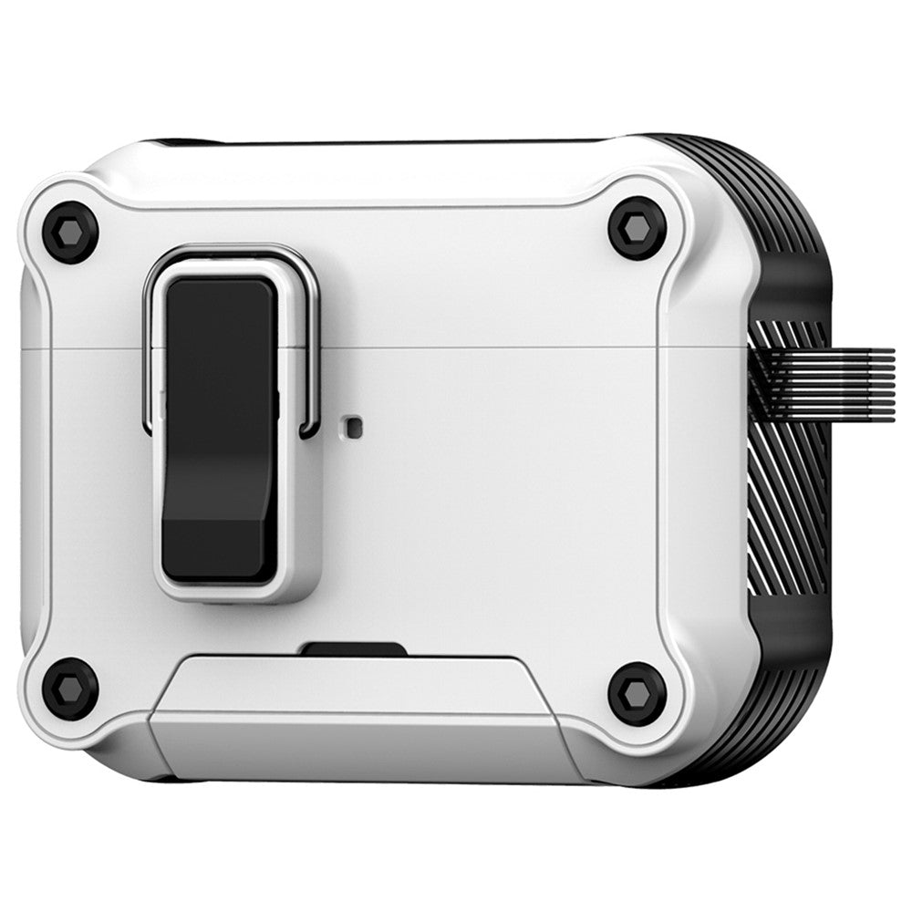 Til AirPods Pro 3 Høretelefoncover med lås, telefonholder og magnetisk, automatisk lås