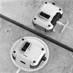 Til AirPods Pro 3 Høretelefoncover med lås, telefonholder og magnetisk, automatisk lås