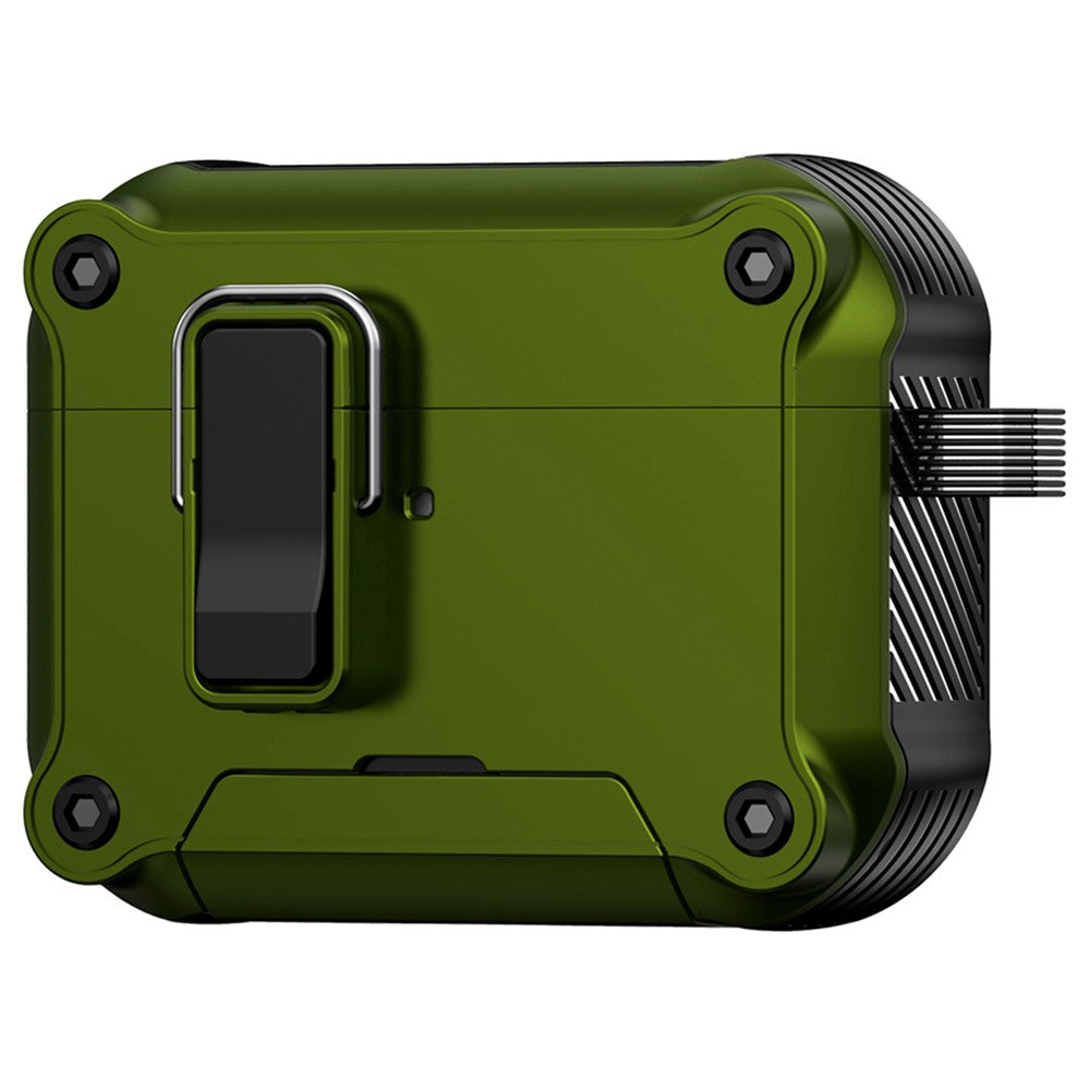 Til AirPods Pro 3 Høretelefoncover med lås, telefonholder og magnetisk, automatisk lås