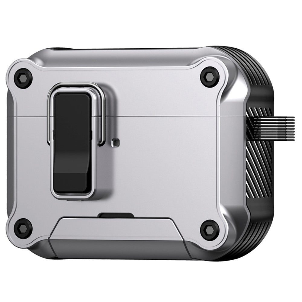 Til AirPods Pro 3 Høretelefoncover med lås, telefonholder og magnetisk, automatisk lås