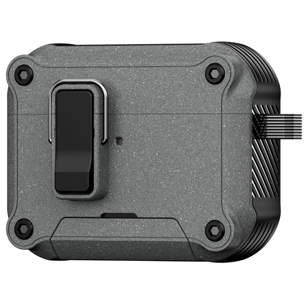 Til AirPods Pro 3 Høretelefoncover med lås, telefonholder og magnetisk, automatisk lås