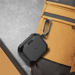 For AirPods Pro 2 Magnetic Case Phone Stand TPU + PC Earphone Protective Cover with Carabiner