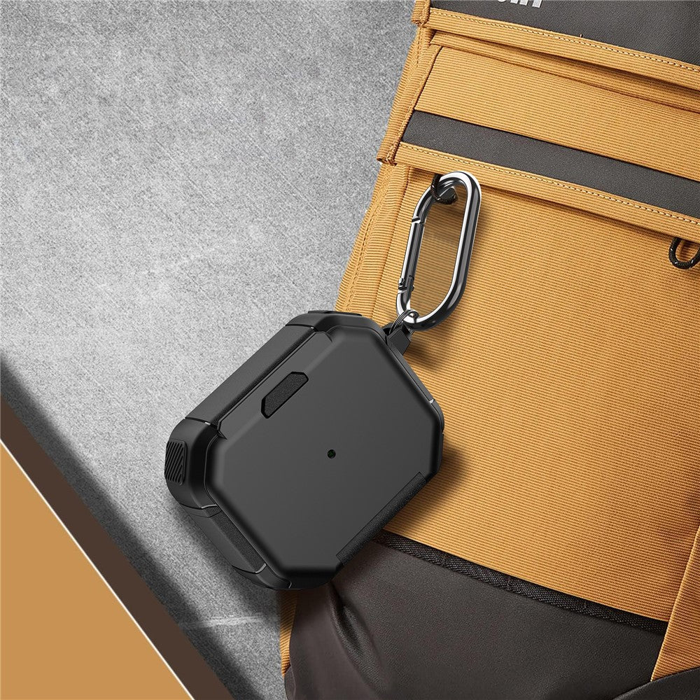 For AirPods Pro 2 Magnetic Case Phone Stand TPU + PC Earphone Protective Cover with Carabiner