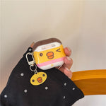 For AirPods 4 Protective Case Cute Chicken TPU Anti-drop Wireless Earphone Cover with Pendant Keychain