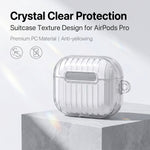 Til AirPods Pro 2 TPU Cover Skal Skridsikkert Tekstureret One-Click Switch Høretelefon Beskyttelsescover