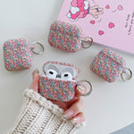 Silicone Case for Apple AirPods with Wireless Charging Case (2019) / AirPods with Charging Case (2019) / (2016) Cute Rabbit Pattern Earphone Protective Cover with Hanging Buckle
