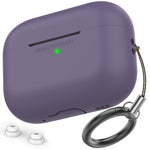 AHASTYLE til AirPods Pro 2 / AirPods Pro Silikonecover Beskyttelsescover med iP (5-14) Støvtæt Stik + 2 stk. Udskiftelige ørepropper (Størrelse M)
