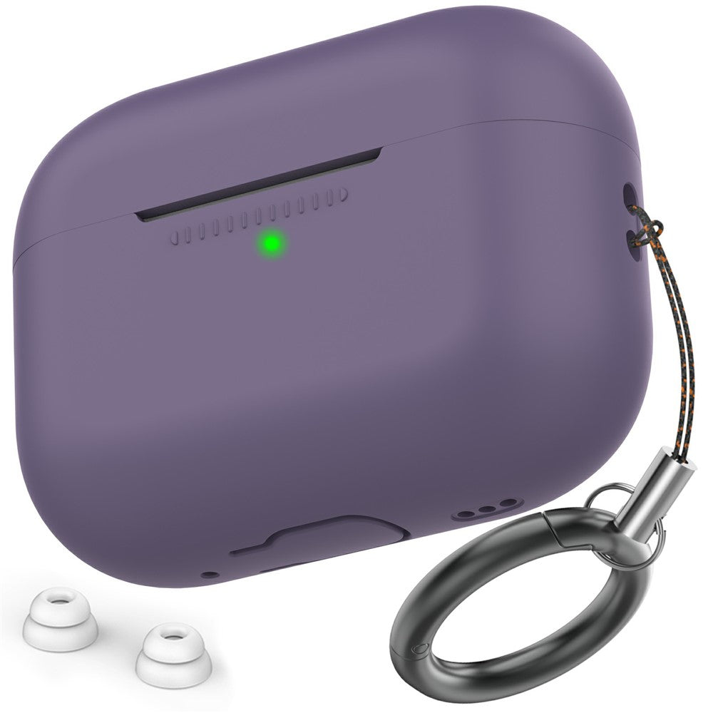 AHASTYLE til AirPods Pro 2 / AirPods Pro Silikonecover Beskyttelsescover med iP (5-14) Støvtæt Stik + 2 stk. Udskiftelige ørepropper (Størrelse M)