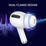 AHASTYLE til AirPods Pro 2 / AirPods Pro Silikonecover Beskyttelsescover med iP (5-14) Støvtæt Stik + 2 stk. Udskiftelige ørepropper (Størrelse M)