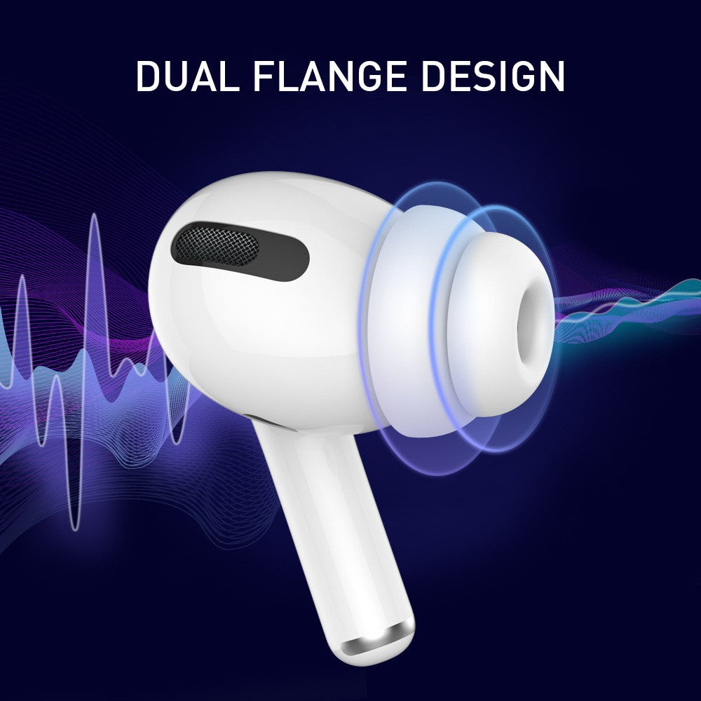 AHASTYLE til AirPods Pro 2 / AirPods Pro Silikonecover Beskyttelsescover med iP (5-14) Støvtæt Stik + 2 stk. Udskiftelige ørepropper (Størrelse M)