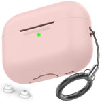 AHASTYLE til AirPods Pro 2 / AirPods Pro Silikonecover Beskyttelsescover med iP (5-14) Støvtæt Stik + 2 stk. Udskiftelige ørepropper (Størrelse M)