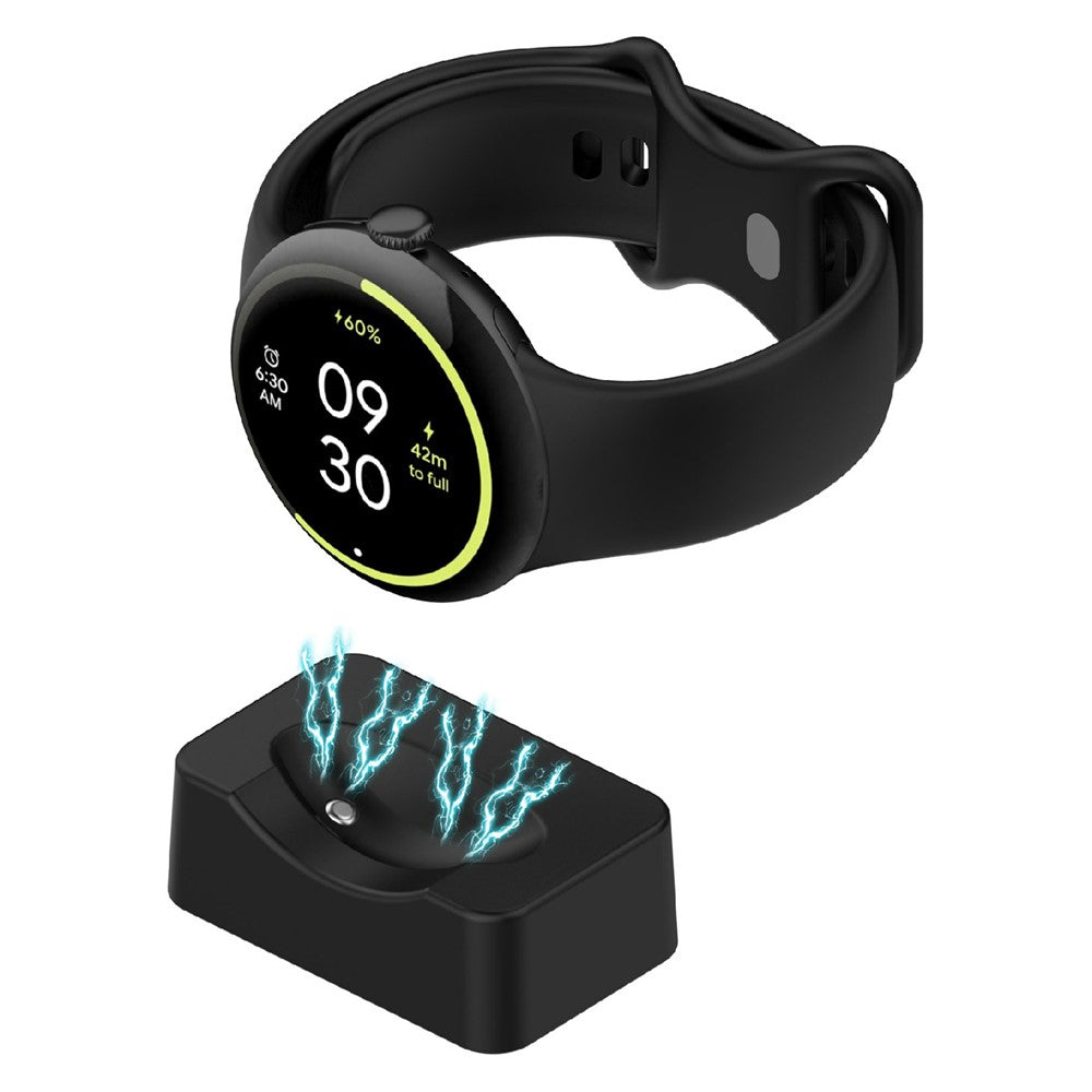 Til Google Pixel Watch 4 45mm / 41mm Opladningsstation Magnetisk Oplader Stand (uden kabel)