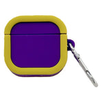 Silicone Case for Apple AirPods Pro 2 Charging Case Macaron Color Blocking Protective Cover with Metal Carabiner