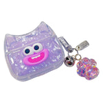 For AirPods Pro 3 Case Funny Smile Face TPU Earphone Cover with Cat Paw Pendant
