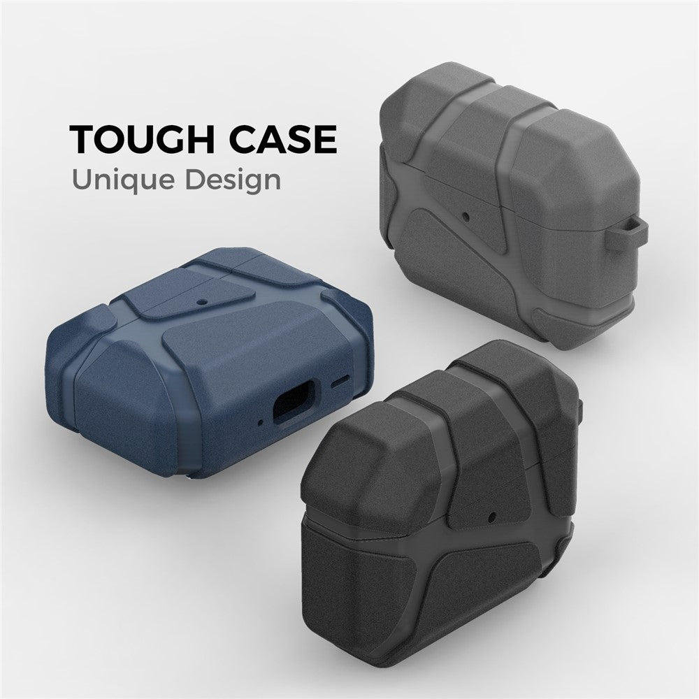 AHASTYLE JY25 til AirPods Pro 3 Cover Ridsefast Beskyttelsesetui i TPU med Karabinhage