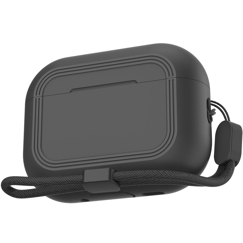 AHASTYLE JY24 til AirPods Pro 3 Etui Støvprop Design Silikone Beskyttelsescover med Håndrem