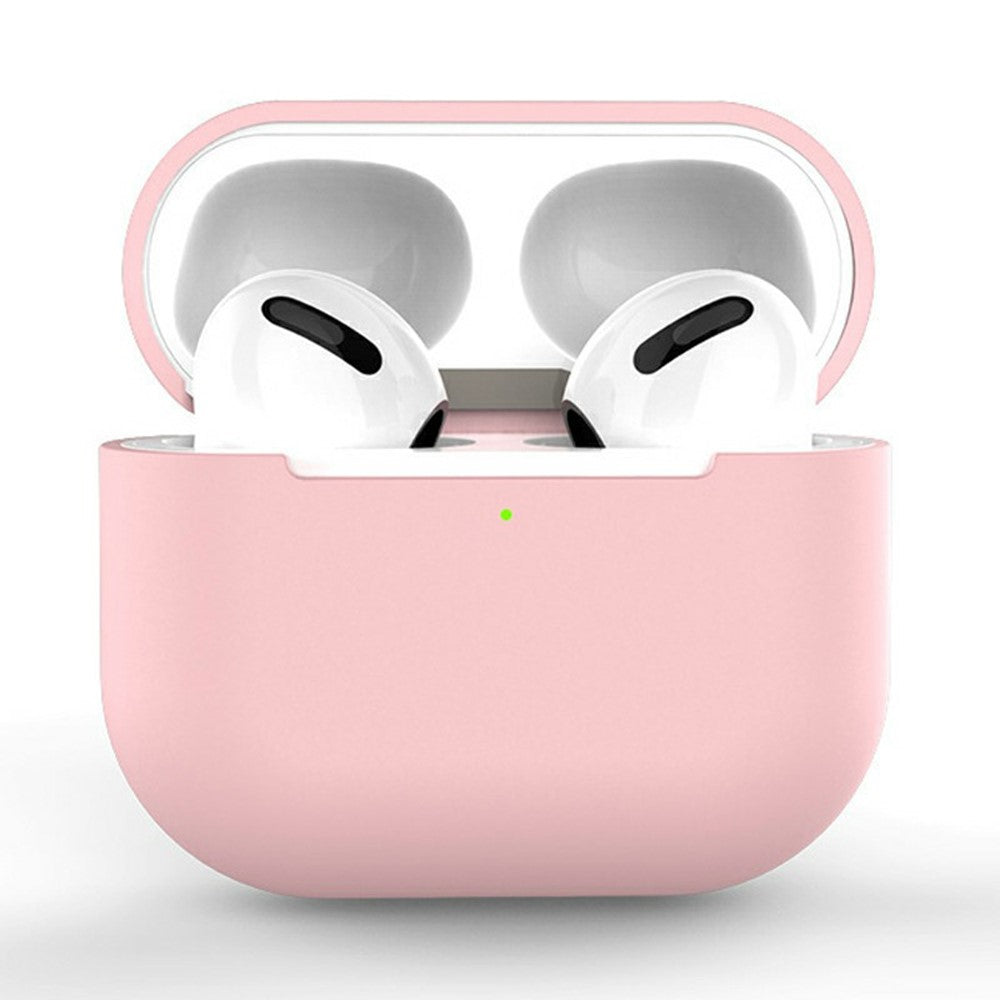 Til AirPods 3 Silikoneetui Stødsikkert Præcise Udskæringer Høretelefonbeskyttelsescover