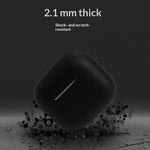 For AirPods 4 Silicone Case Shockproof Precise Cutouts Earphone Protective Cover