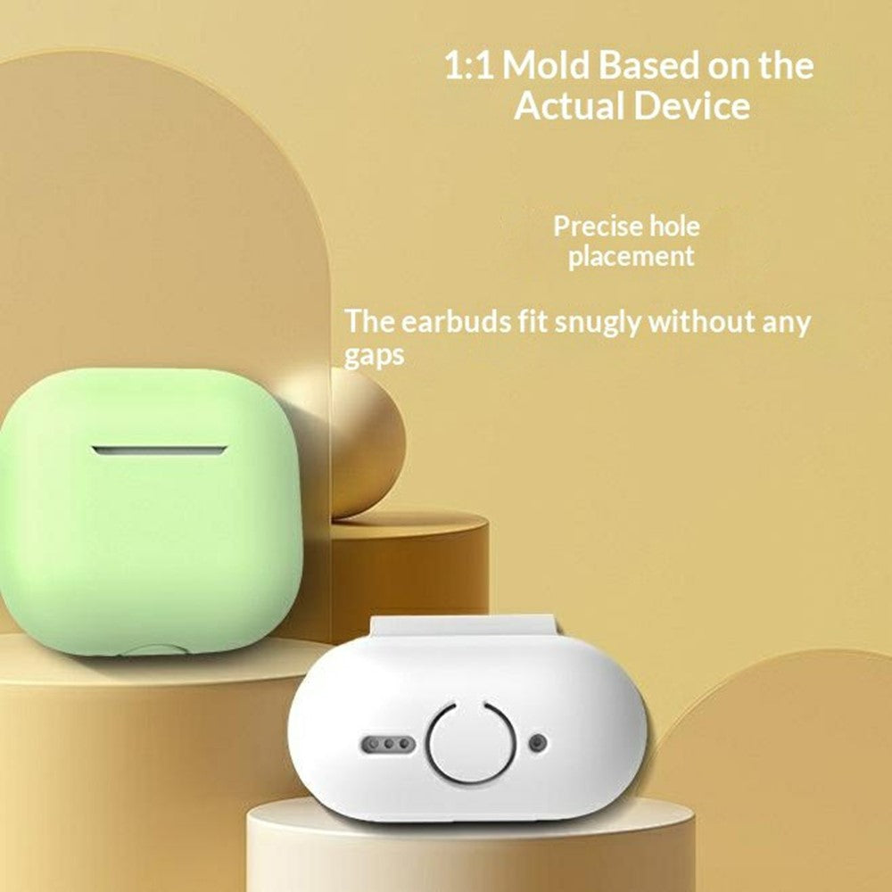 For AirPods 4 Silicone Case Shockproof Precise Cutouts Earphone Protective Cover