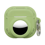 2-i-1-silikoneetui til AirPods 5/4/AirTag, stødsikkert etui med anti-tab-karabinhage