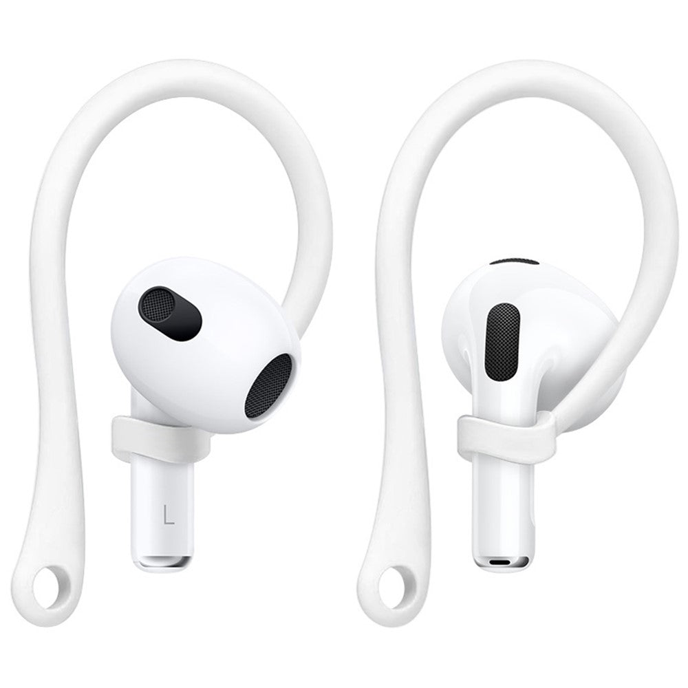 IMAK 1 par krogformede hovedtelefonholdere Anti-tab ørekroge til Apple AirPods 3