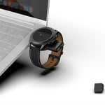 T304-S USB+Type-C 2-i-1 Magnetisk Trådløs Hurtigoplader til Samsung Galaxy Watch 3 4/Galaxy Watch Active 1 2