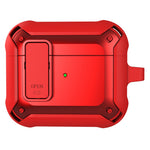 Wireless Earphone Charging Case Sleeve Anti-drop TPU+PC Protective Cover with Snap-on Lid Design for AirPods 3