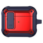 Wireless Earphone Charging Case Sleeve Anti-drop TPU+PC Protective Cover with Snap-on Lid Design for AirPods 3
