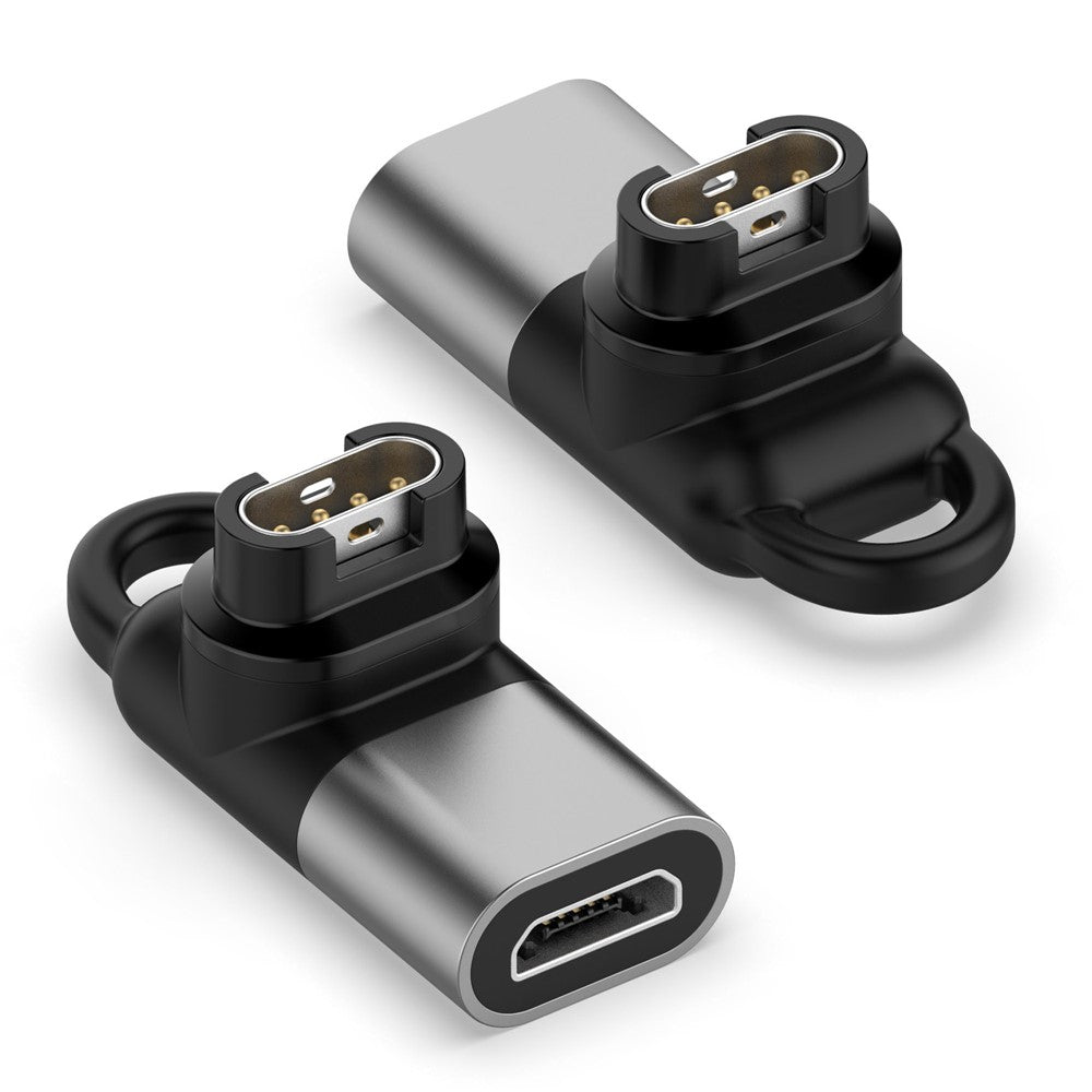 Garmin-uroplader til Micro USB-adapter, kompatibel med Garmin Fenix 7 / Venu 2 Plus / Instinct 2 / vivoactive 5 / Venu 3 / Venu 3S / Tactix7 AMOLED