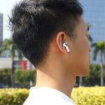 For Apple AirPods 3 + for AirTag 2-in-1 Silicone Protective Cover Drop-proof Dust-proof Case with Carabiner and Ear Caps