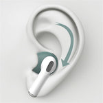 For Apple AirPods 3 + for AirTag 2-in-1 Silicone Protective Cover Drop-proof Dust-proof Case with Carabiner and Ear Caps