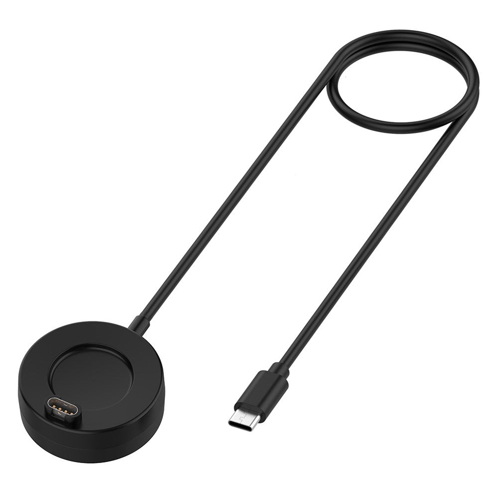 For Garmin vivoactive 5 / Venu 3 / Venu 3S / Tactix7 AMOLED Type-C Charging Cable Smart Watch Charger (without Magnetic Function But with Data Function)