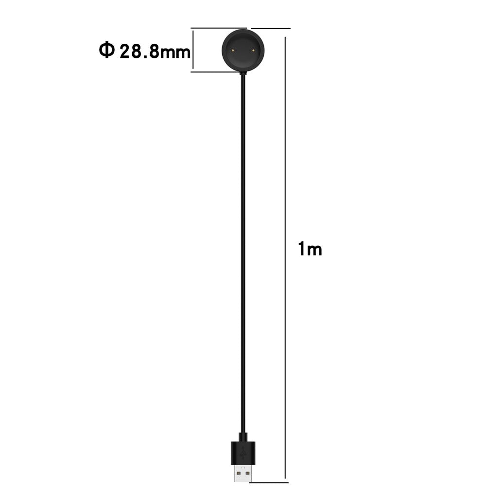 Til Mibro X1 / Color / Lite Smartwatch USB-oplader Magnetisk Absorptionsopladerdock Vuggekabel