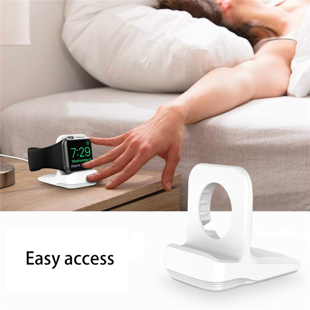 A040 For Apple Watch Silicone Charger Holder Desktop Smart Watch Charging Stand Base