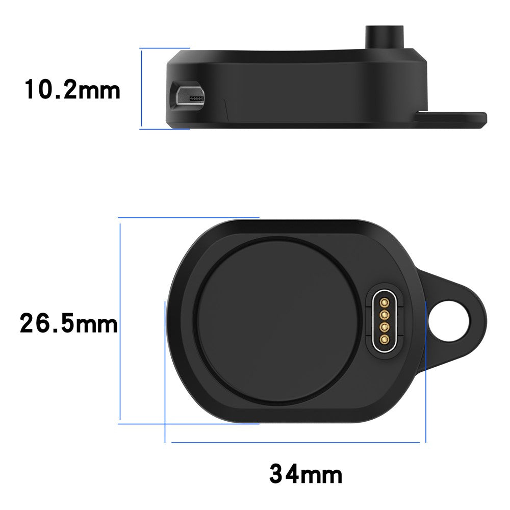 ST-004 Charger Adapter for Garmin Fenix 7 / 7S / 7X / vivoactive 5 / Venu 3 AMOLED Type C / Micro Interface Watch Charging Dock Stand