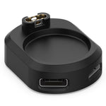 ST-004 Charger Adapter for Garmin Fenix 7 / 7S / 7X / vivoactive 5 / Venu 3 AMOLED Type C / Micro Interface Watch Charging Dock Stand