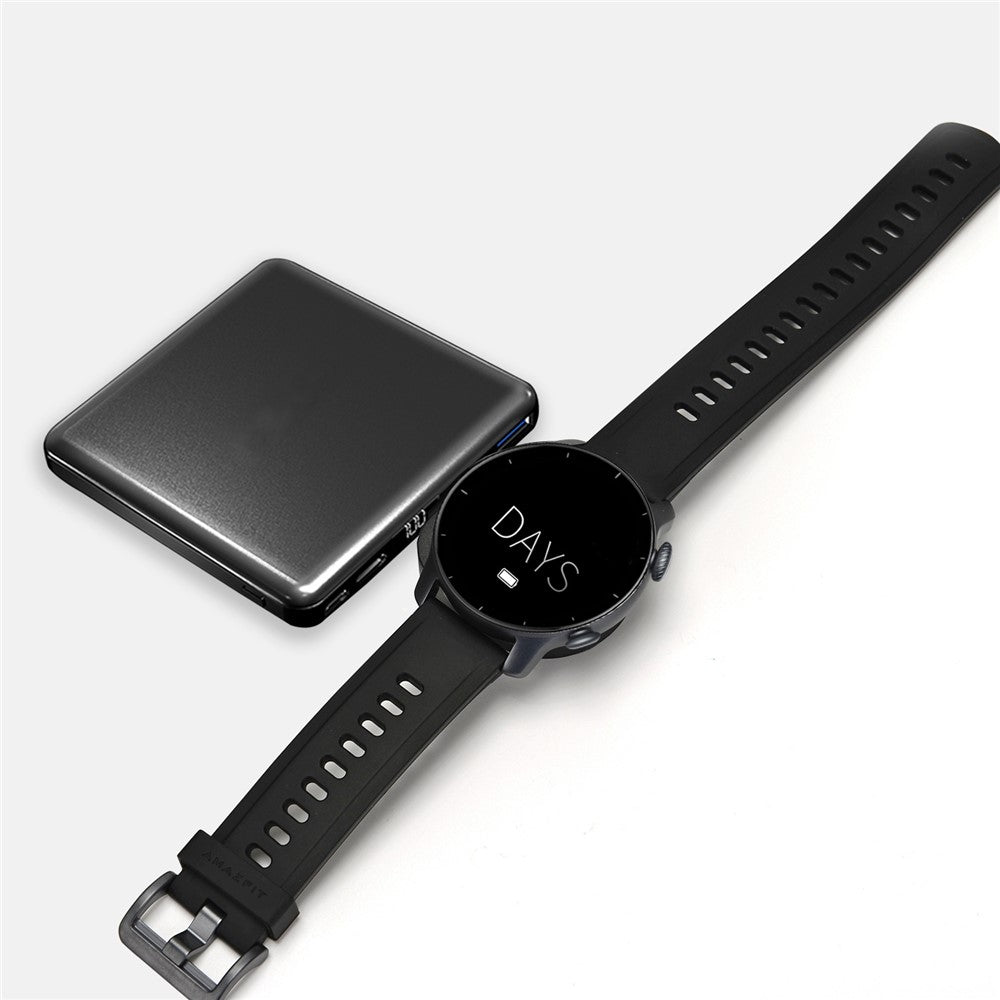 For Huami Amazfit T-Rex 2 A2169 Portable Dual-sided Usable USB Charger Smart Watch Charging Dock